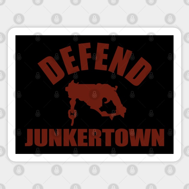 Defend Junkertown Magnet by theUnluckyGoat